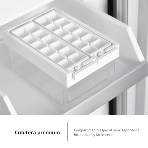 Corbero - Frigorífico Americano | CFSBSH735XWD | 439L | 177x91x59 | No Frost | Motor Inverter Silencioso | Dispensador de Agua y Twist Ice Maker | Inox - imagen 8