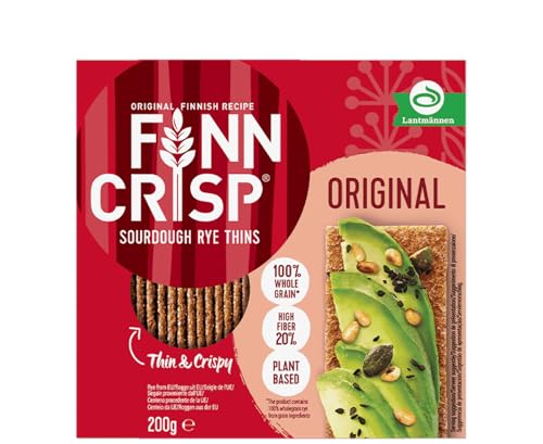 Finn Crisp Original Rye - Best Thin Cracker for Daily Diet Eating