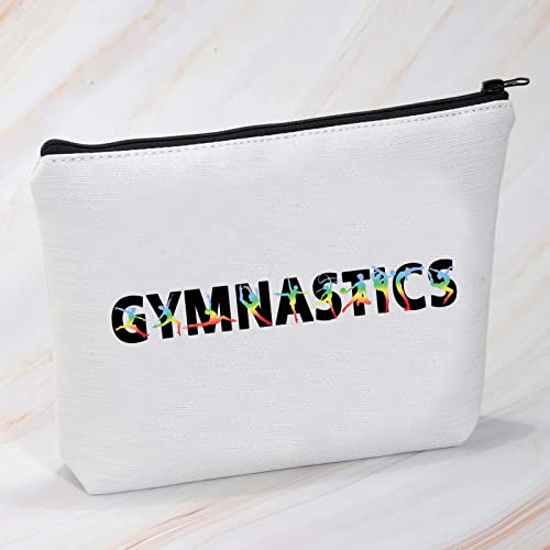 Gymnastics Gifts for Girls Makeup Bag Gymnastics Cosmetic Bag Gymnastics Lover Gifts Gymnastics Coach Gift Gymnast Zipper Bag (Gymnastics Bag) - Image 3