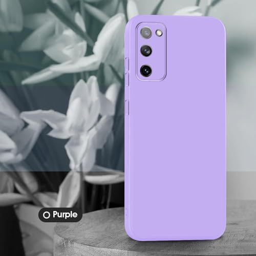 Image of Back Cover for Samsung Galaxy S20 FE 5G / 4G | Full Camera Protection | Premium Liquid Silicon Case | Flexible Bumper Case for Samsung Galaxy S20 FE 5G / 4G (Purple)