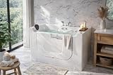 ANZZI Walk In Bathtub 30 In X 60 In Left Drain Wheelchair Access Whirlpool