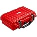 Eylar Protective Gear and Camera Hard Case Waterproof Dry Box with Foam 11.6 Inch 8.3 Inch 3.8 Inch (Red)
