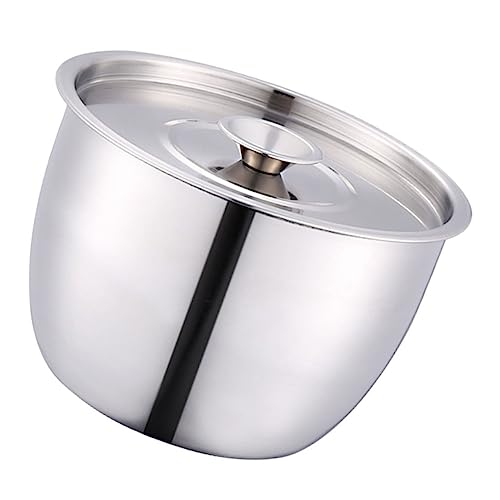 Tazón grande de acero inoxidable para mezclar alimentos miniatura 1