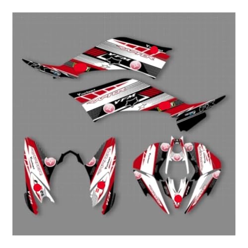Kits d'autocollants pour carénage Raptor 125-250 décorent et protègent votre moto trail