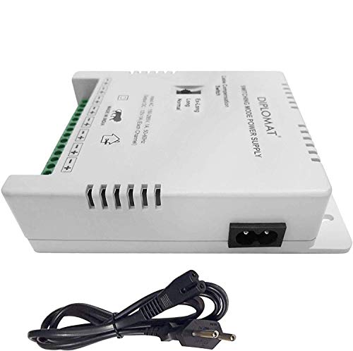 Image of Elove 8 Channel SMPS for CCTV Power Supply Adapter for up to 8 CCTV Cameras 12v SMPS with Multi Port for CCTV Security Bullet & Dome Camera Indoor or Outdoor Security Surveillance Cameras
