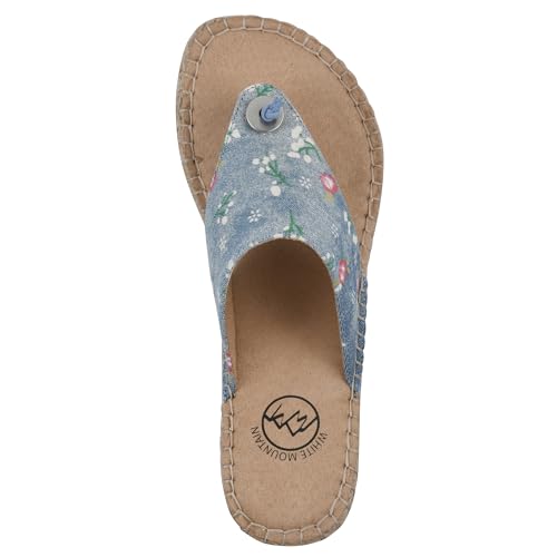 Image of WHITE MOUNTAIN Women's Beachball Espadrille Wedge Sandal