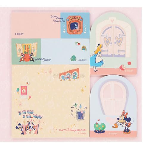 Amazon.co.jp: ディズニー ふせん ケース入り 東京ディズニーリゾート