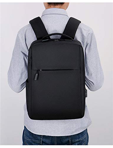 Image of VICH Laptop Backpack Business Casual Backpack Tablet Bag Laptop Packs Travel Backpack School Bag for Men Backpack with USB Charging Port (Black)