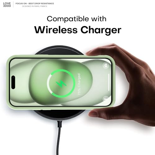 Love 3000 LO-1501 Compatible With Iphone 15 Case, [Smooth Silicone Full Coverage Camera] [8Ft Drop Protection], Soft Microfiber Lining Full Body Protective Case thumb #6