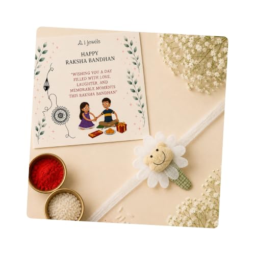 Image of I Jewels Soft Cartoon Character Kids Rakhi With Roli Chawal & Rakshabandhan Card for Bro /Brother /Bhai