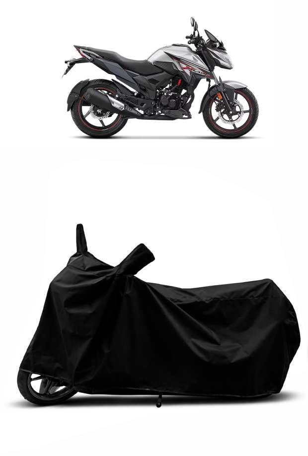Image of Altrr Heavy Duty Waterproof Scooty & Bike Cover for Honda Xblade 160 - UV Resistant, Dustproof & Rain Protection, All-Weather Outdoor Cover for Bikes & Scooty with Buckle Straps