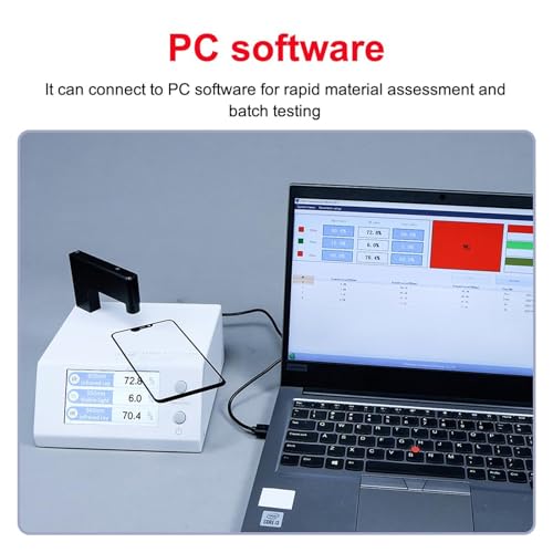 AMQYDT Medidor de transmisión de Lentes LS108A, medidor de Espectro de luz 3 en 1, comprobador de Tintado de Ventanas para Lentes de teléfonos móviles, IR 940 NM y 850 NM VL 550 NM - imagen 7