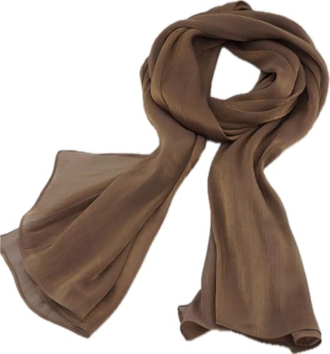 Women Ladies Black Scarf Silk Texture Muslim Turban Fashion Turban Scarf, Lightweight, Soft and Shiny