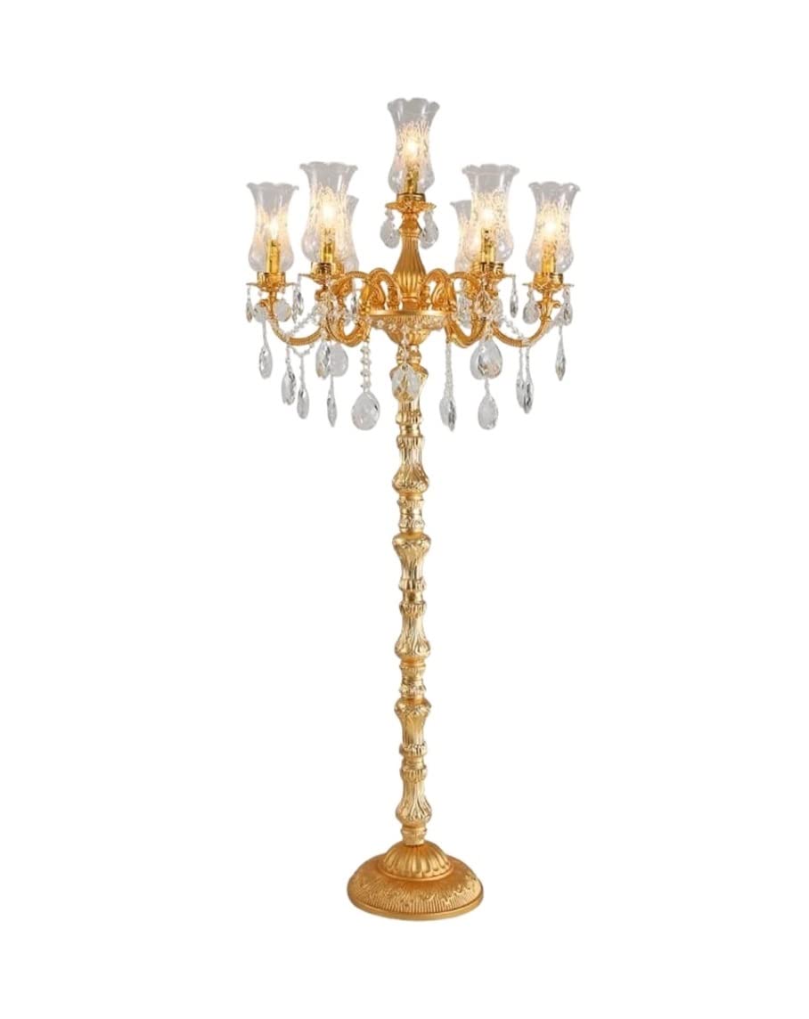 CVdrtyED Standing Lamp Floor Lamp Glass Lampshade Standing Light for Living Room Lustre Bedroom Living Room