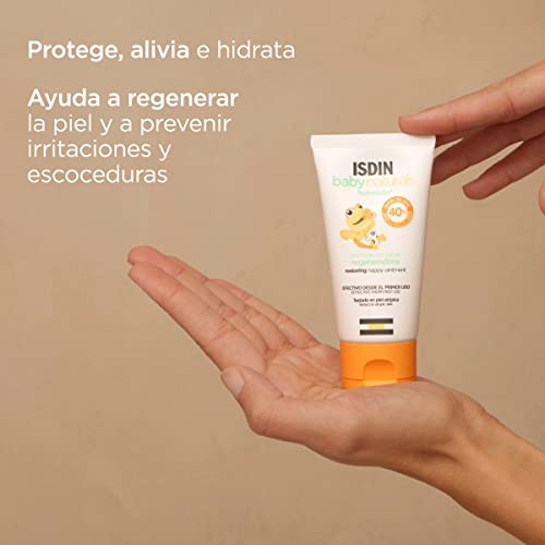 ISDIN Nutraisdin Baby Naturals Pomada del Pañal Regeneradora, Crema que Protege y Regenera la Piel Sensibilizada de bebé, con 40% Zinc - Imagen 4