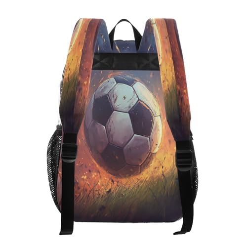Soccer Football Clear Backpack Boy Girl Kids Heavy Duty PVC Transparent Bookbag School Bag with Multiple Compartments3