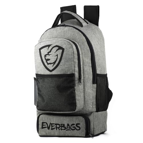 Mochila Térmica Fitness Master Everbags Cinza Mescla