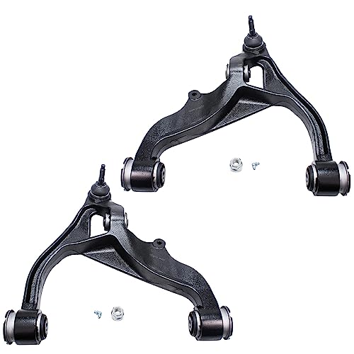 Image of Detroit Axle - 4WD Front Upper Lower Control Arms w /Ball Joints + Inner Outer Tie Rods Replacement for 2009-2012 Dodge Ram 1500