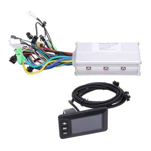 COMPATIBILITÀ: Il kit controller brushless per bicicletta elettrica è progettato specificamente per motori da 500 W, compatibile con sistemi da 36 V a 60 V, per l'aggiornamento di biciclette elettriche di vecchia generazione. I connettori pre-cablati semplificano l'integrazione con motori nel mozzo o configurazioni con motore centrale