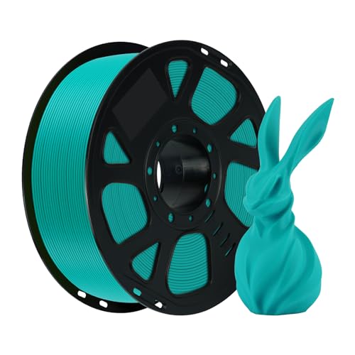 Image of Kingroon PLA Filament 1.75mm, 1kg Spool (2.2lbs), + /- 0.02mm Tolerance, Smooth 3D Printing Filament, Fits for Most FDM 3D Printers, Turquoise Green