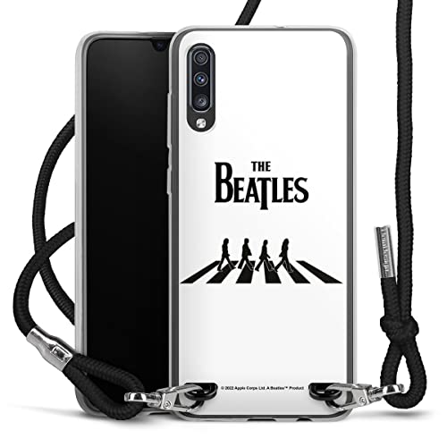 DeinDesign Coque Collier Compatible avec Samsung Galaxy A70s Coque avec Cordon Coque avec Cordon The Beatles Abbey Road… - Les Beatles, Paul McCartney, John Lennon, RIngo Starr, George Harrison DeinDesign Coque Collier Compatible avec Samsung Galaxy A70s Coque avec Cordon Coque avec Cordon The Beatles Abbey Road…