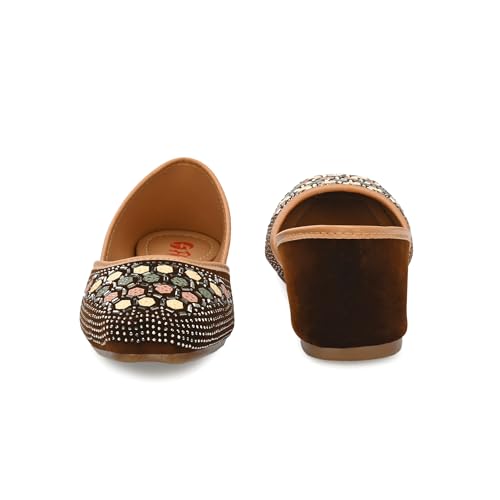 Image of Flavia Womens Flv07 Ballet Flat | Ethnic Shoes | Wedding Footwear | Fashionably Stylish for Everyday wear