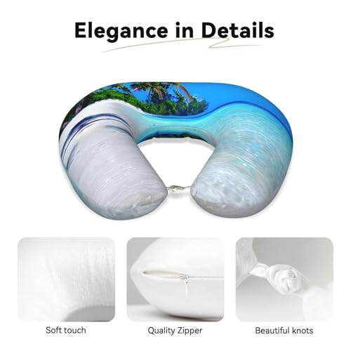 Almohada de viaje de espuma viscoelástica negra miniatura 4