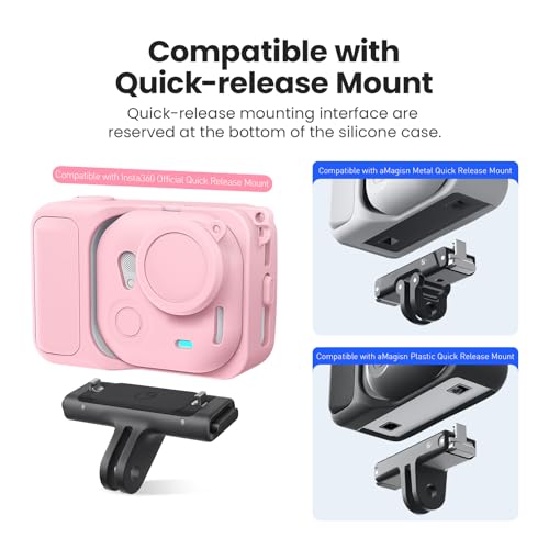 Funda protectora de silicona para Insta360 GO Ultra miniatura 5