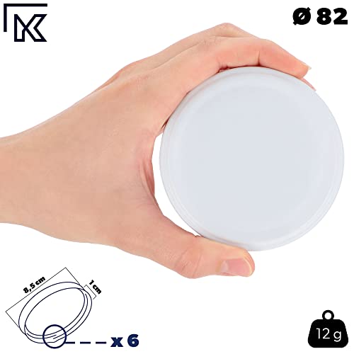 KADAX 50er Set Marmeladengläser 350ml TO82, Einmachgläser Vorratsgläser Mason Jar mit Schraubdeckel, Luftdichte Schraubgläser… – Ansicht 4