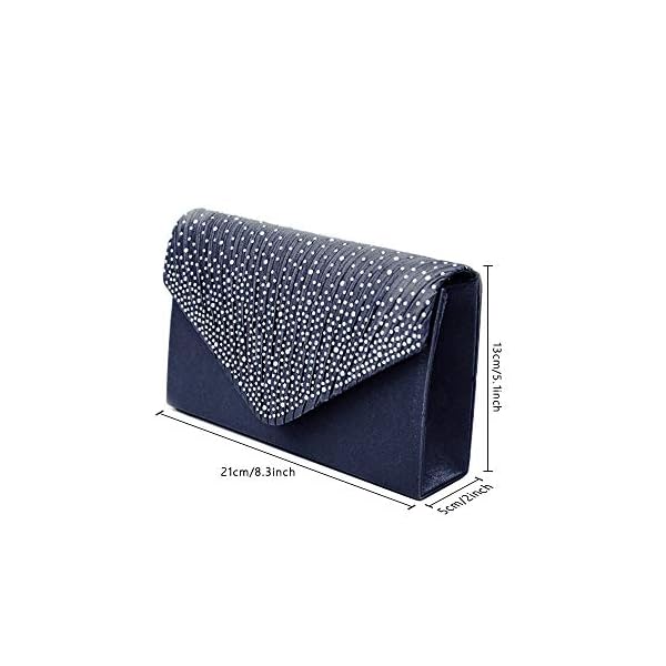 New Groupcow Ladies Evening Handbags Bridal Wedding Bag Handbag - Image 3