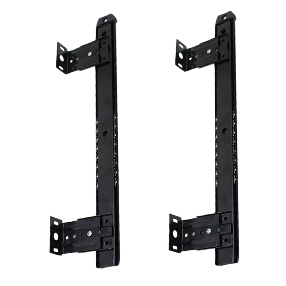 Glissière pour clavier 35mm en métal noir pour remplacer un rail de bureau cassé