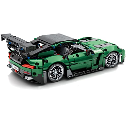 Tosbes Technik Sportwagen Modell Bausteine, for AMG Rennwagen, 1:14 1460+ Teile Sportwagen Modell Bausatz Klemmbausteine… – Bild 3