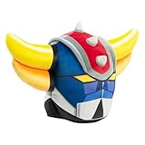 Club Mocchi Mocchi Grendizer Mega Plush, Official UFO Robot Plush, Large 38 cm Anime Plush Toy Premium Cuddly Figure for Fans and Collectors, Gift for Children and Adults
