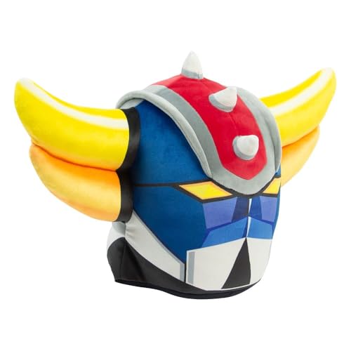 Club Mocchi Mocchi Grendizer Mega Plush, Official UFO Robot Plush, Large 38 cm Anime Plush Toy Premium Cuddly Figure for Fans and Collectors, Gift for Children and Adults