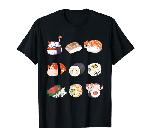 Cat food sushi roller, anime movie lover, funny thanksgiving T-Shirt Cat food sushi roller, anime movie lover, funny thanksgiving T-Shirt