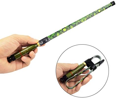 HYS BNC CS Tactical Aerial 2M/70CM VHF UHF Foldable Antenna Compatible with Kenwood TK100, TK200, TK210 ICOM V8 V80 V85 F3S HT-66 VHF/UHF Ham Radio (Camouflage)