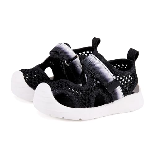 Image of BMCiTYBM Baby Boy Girl Closed Toe Summer Toddler Sandals Lightweight Shoes Infant Non-Slip First Walking Sneakers 6 9 12 18 24 Months 2-3 Years