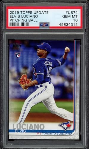 2019 Topps Update Elvis Luciano #US74 (PSA 10)