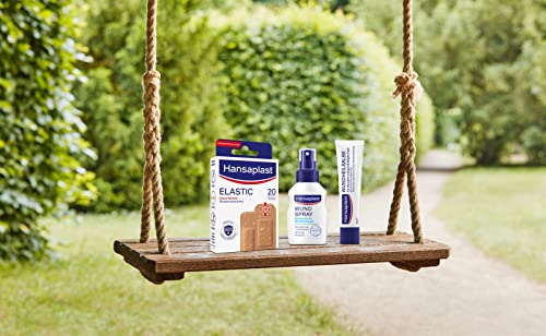 Hansaplast Wundspray (50 ml), zur antiseptischen Wundreinigung durch mechanische Spülung, Spray schützt vor Wundinfektionen, farblos und besonders hautfreundlich (Packung mit 2)