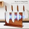 Modern-Acacia-Magnetic-Knife-Block-Holder-14-x-10-Inches-Large-Dual-Sided-Strong-Magnet-Wood-knives-Stand-Luxurious-Kitchen-Counter-Rack-Organizer-for-a-Stable-and-Stylish-Cutlery-Display Modern Acacia Magnetic Knife Block Holder 14 x 10 Inches, Large Dual-Sided Strong Magnet Wood knives Stand, Luxurious Kitchen Counter Rack Organizer for a Stable and Stylish Cutlery Display