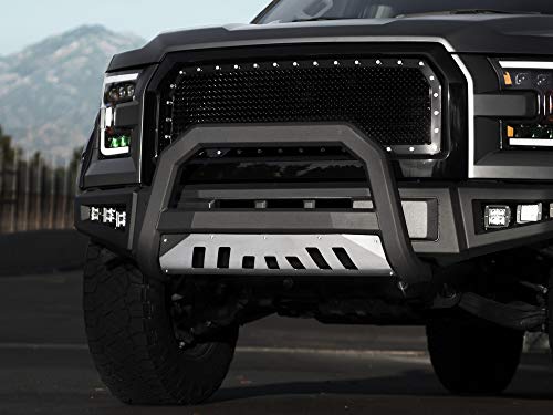 Super Sale 🛒 Armordillo USA 7173941 AR Series Bull Bar Fits 2011-2013 Dodge Durango - Matte Black W/Aluminum Skid Plate