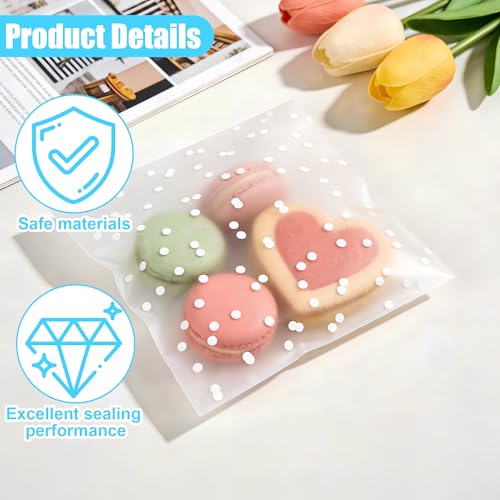 Bolsas de celofán autoadhesivas para conservar alimentos frescos y empaquetar regalos 3