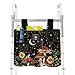 Cugasmaru Mushroom Frog Forest Walker Baskets Adult Folding Walkers Organizer Carry Storage Pouch Water-Resistant Armrest Accessories for Seniors, Elderly