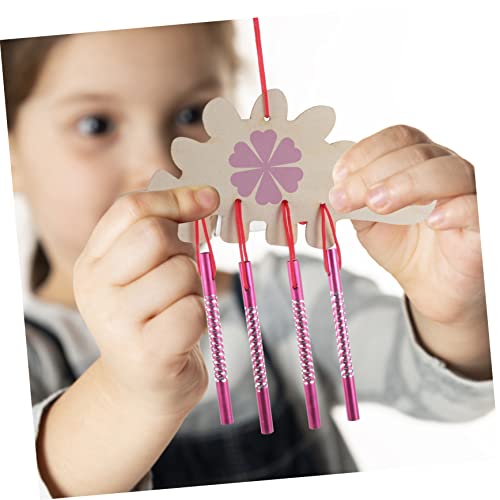 24 Sets Wooden Wind Chimes Wooden Decor Wood Crafts For Adult Arts And Crafts Graffiti Wind Bell Wood Doodle Wind Chime Art Hanging Wind Bells Rabbit Material Wood Elder #TOP2