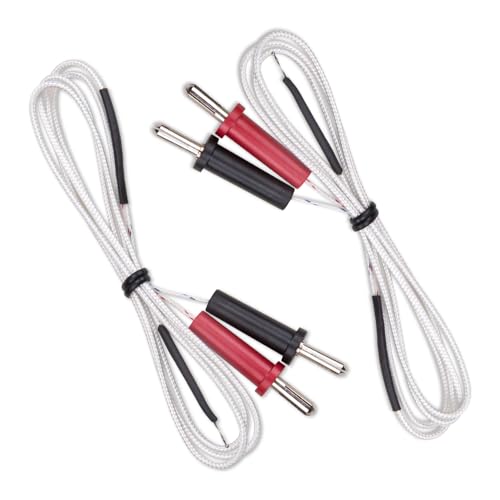 ZORZA 2Pcs K-Type Temp Sensor K Thermocouple Sensors Mini Connector Temperature Sensors Measuring Range -50°C to 350°C, Perfect for Multimeters and Temperature Meters