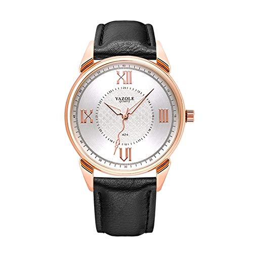 Montre pour Homme LULI Cadran Lumineux Idéale pour le Bureau et les Sorties en Cuir PU Mode