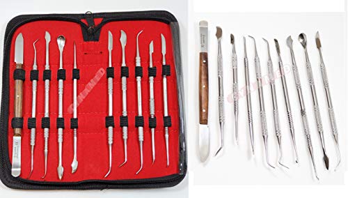 German Stainless Dental Lab Equipment Dental Kit Wax Carving Tool Set