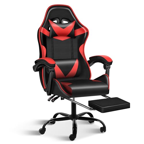 Ray Bear Gaming Chair Red Black
