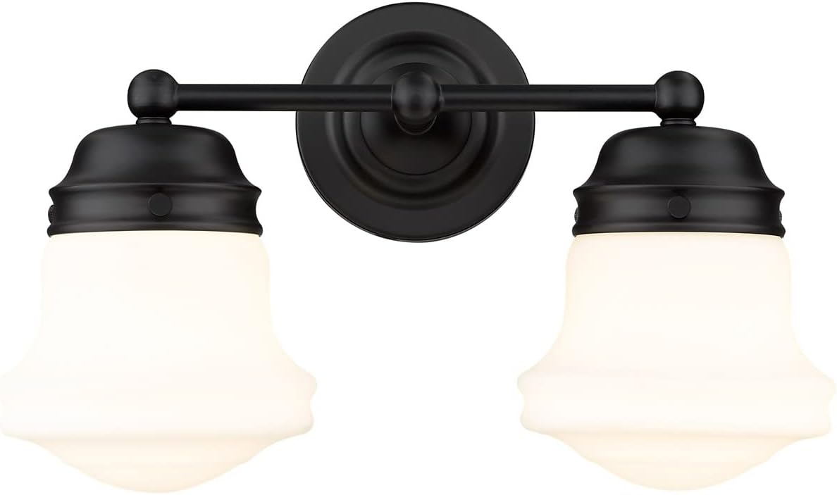 Z-Lite 2 Light Vanity 735-2V-MB, Black