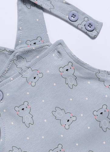 Image of BABY GO 100% Cotton Full Sleeves Dungaree /Overall for Baby Boys and Girls